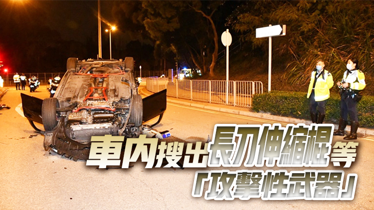 將軍澳私家車司機疑撞傷單車男 於百勝角撞壆後逃逸