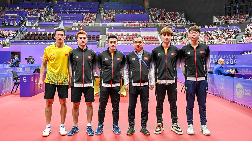 亞運港隊直擊｜乒球隊男女團現實連勝 天雨腰斬女子板球隊不戰而敗