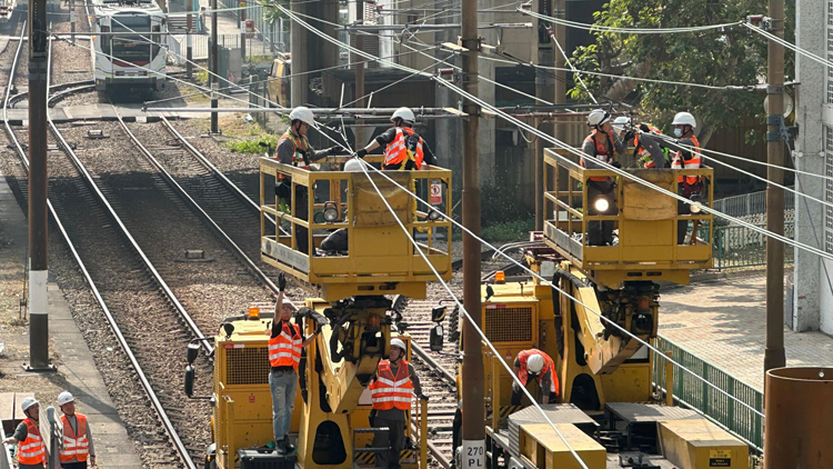 輕鐵安定站附近架空電纜遭損毀 吊臂車司機涉嫌危駕被捕