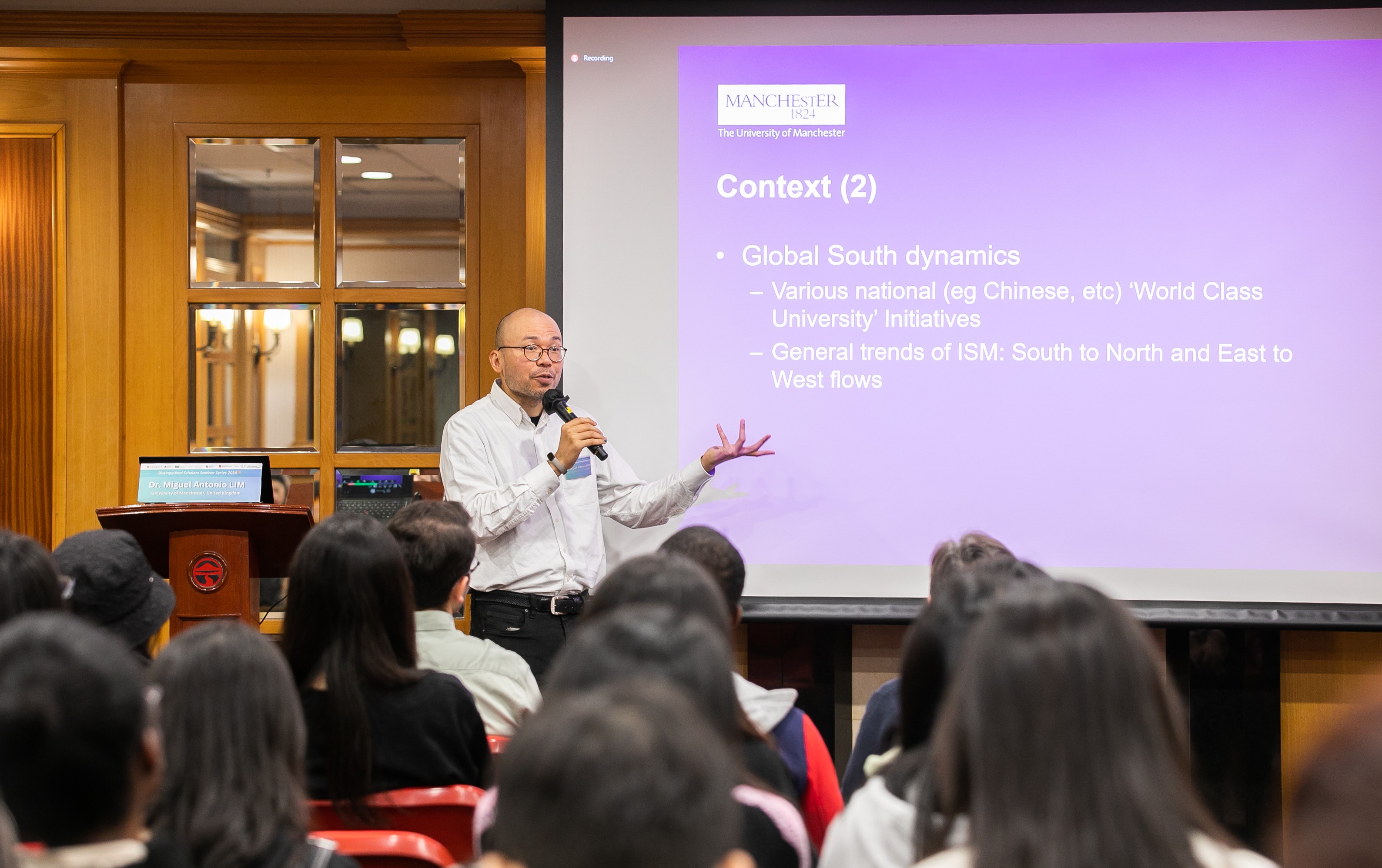 嶺大邀曼徹斯特大學知名學者探討全球南方國家學生流動塑造國際高等教育新格局