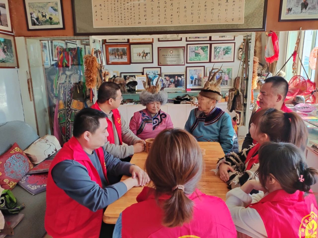 黑龍江塔河十八站鄉開展「擦亮博物館文明底色」志願服務活動