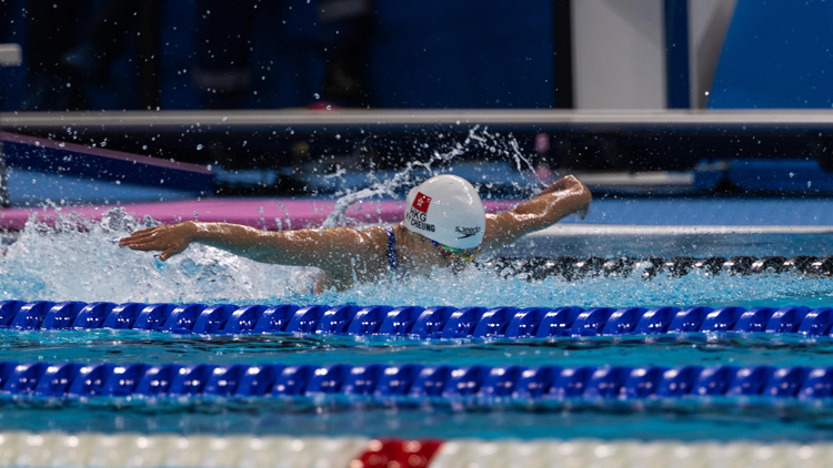 巴黎殘奧女子S14百米蝶泳晉決賽 陳睿琳凌晨00:42衝牌